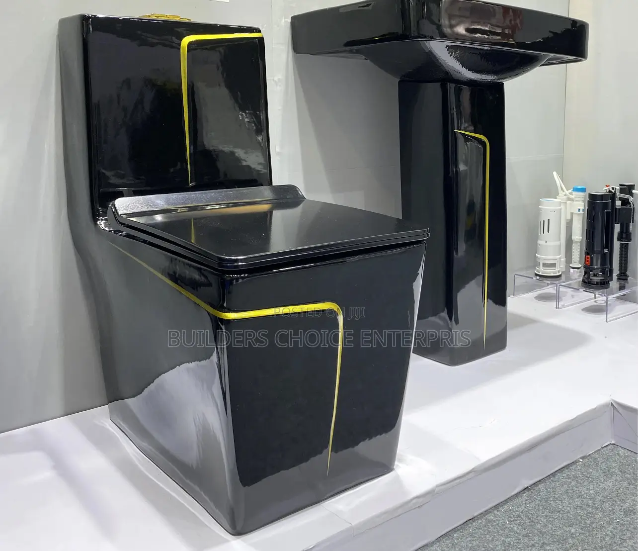 Black And Gold Water With Wash Hand Basin
