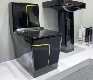 Black And Gold Water With Wash Hand Basin