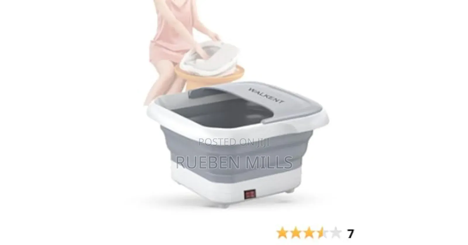 Relaxing Pedicure Bowl Machine With Heater and Bubbles.