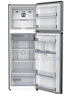 Modern MIDEA-173LTR-DOUBLE-DOOR-TOP-MOUNT-FRIDGE