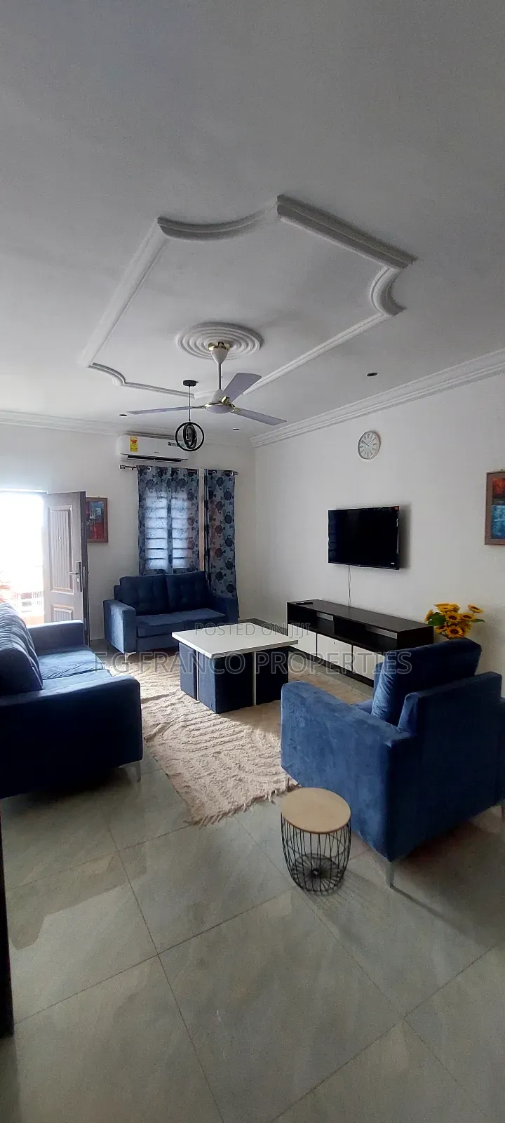 Short Furnished Apartment for Rent at Spintex