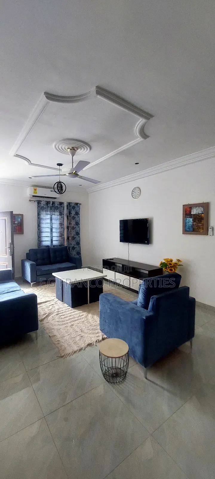 Short Furnished Apartment for Rent at Spintex