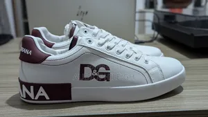 Men's Low Canvas Leather Sneakers