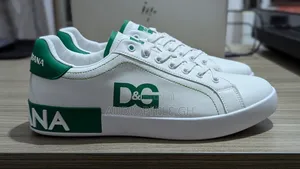 Men's Low Canvas Leather Sneakers