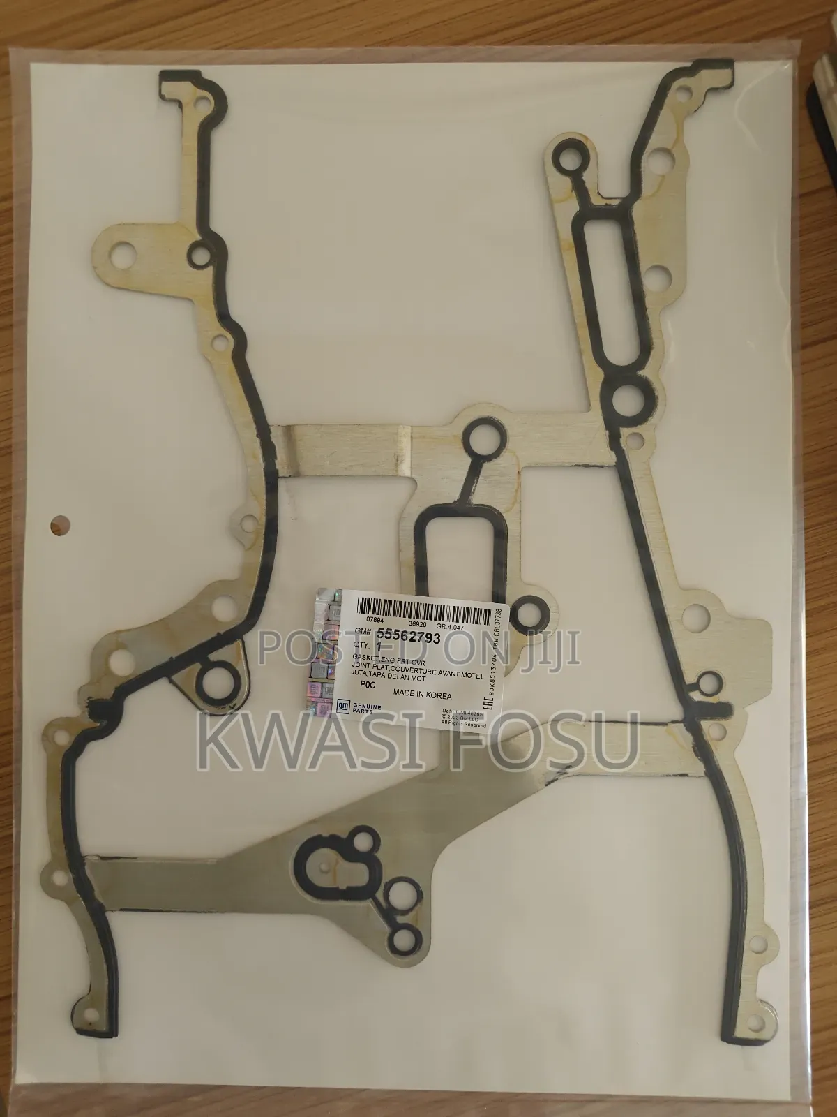 Chevolet Cruze 1.4 Face Gasket