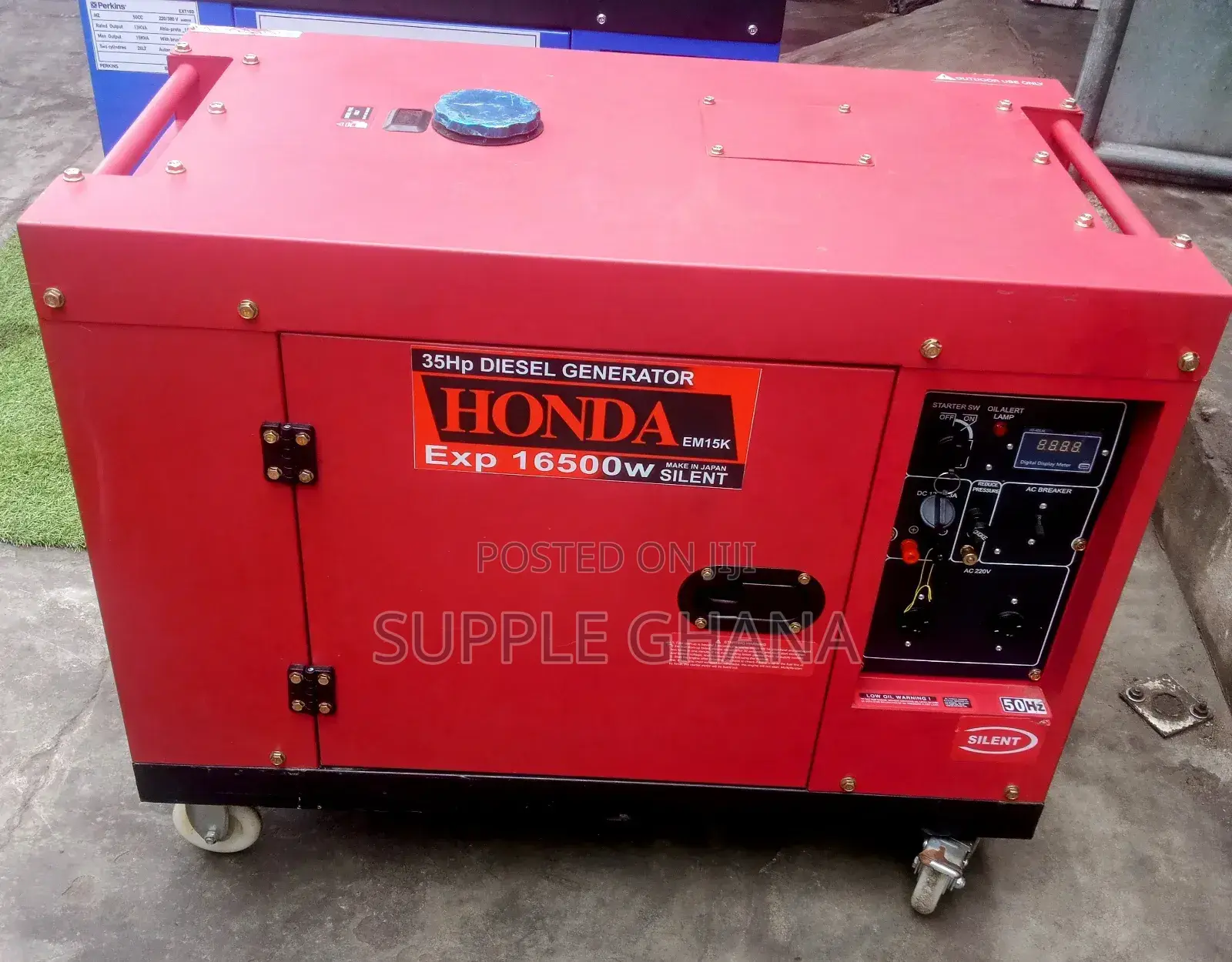 Honda 15kva Diesel Generator 16500watt Key Switch Start Good