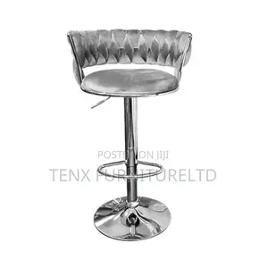 Bar Chair ( Silver Base)