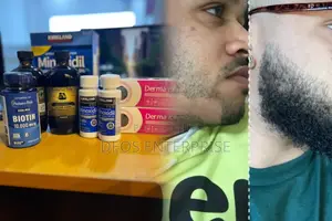 Kirkland Derma Roller Biotin Castor Oil for Hair Growth