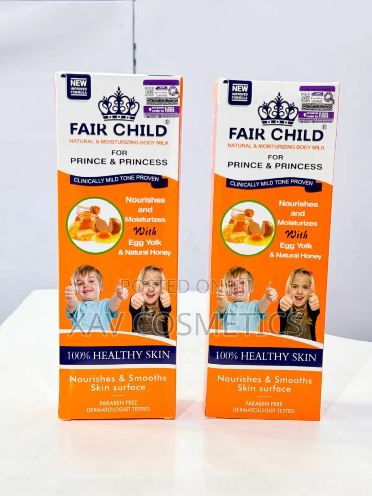 Fair Child Natural Moisturizing Body Eggs Yolk Lotion