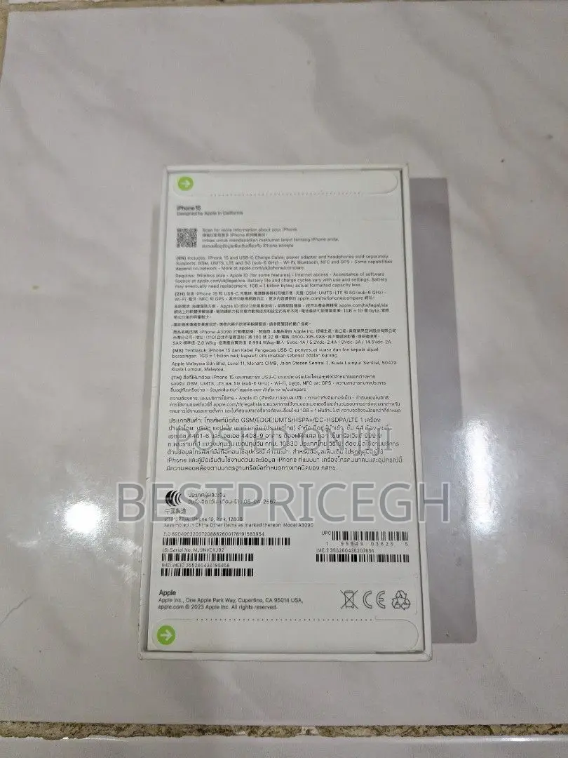 New Apple iPhone 15 256 GB Black