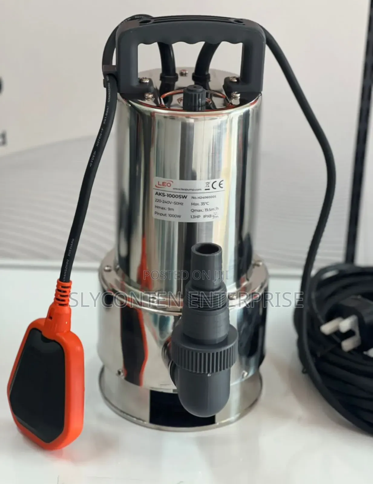 1.3hp Submersible Water Pump (Stainless)