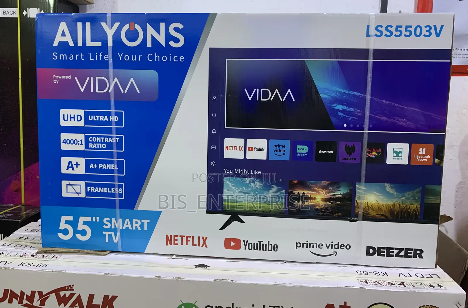 Ailyons 55” Smart Tv