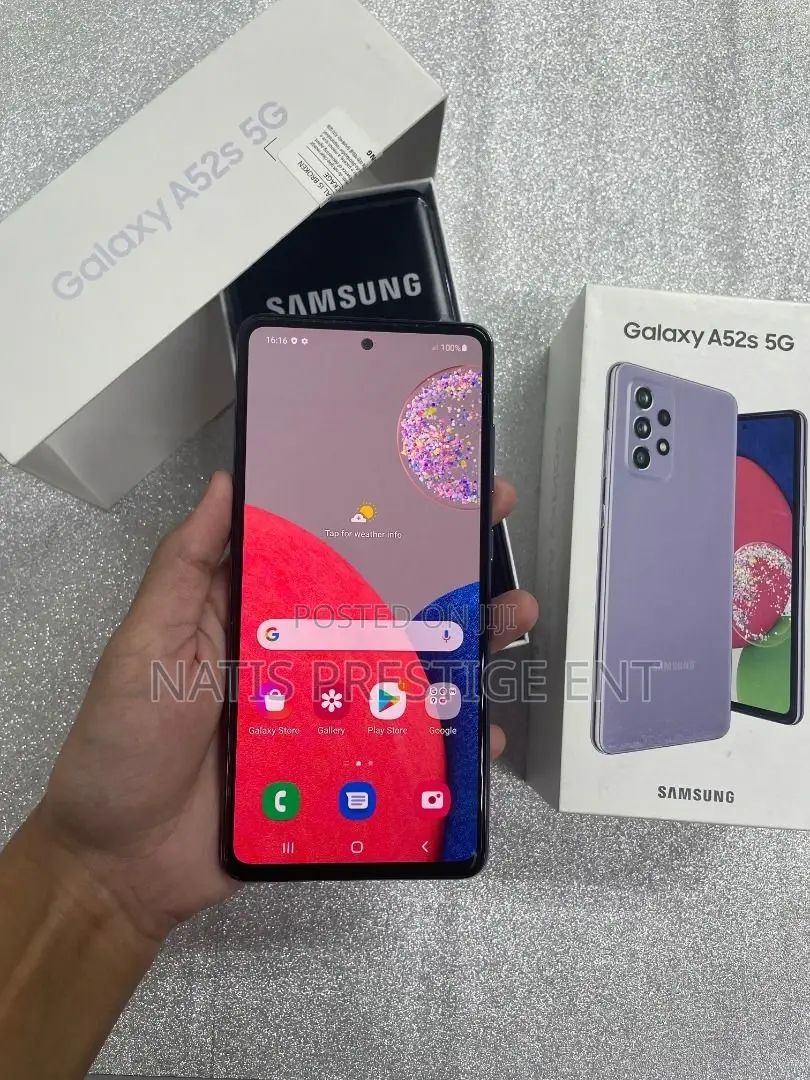 New Samsung Galaxy A52s 5G 256 GB Black