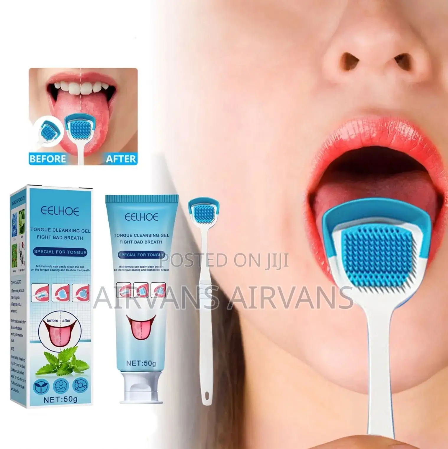 Eelhoe Tongue Cleansing Gel Tongue Scraper
