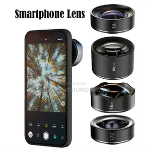 4 In1 Mobile Lens, Portrait, Wide Angle, Fish Eye, Macro.