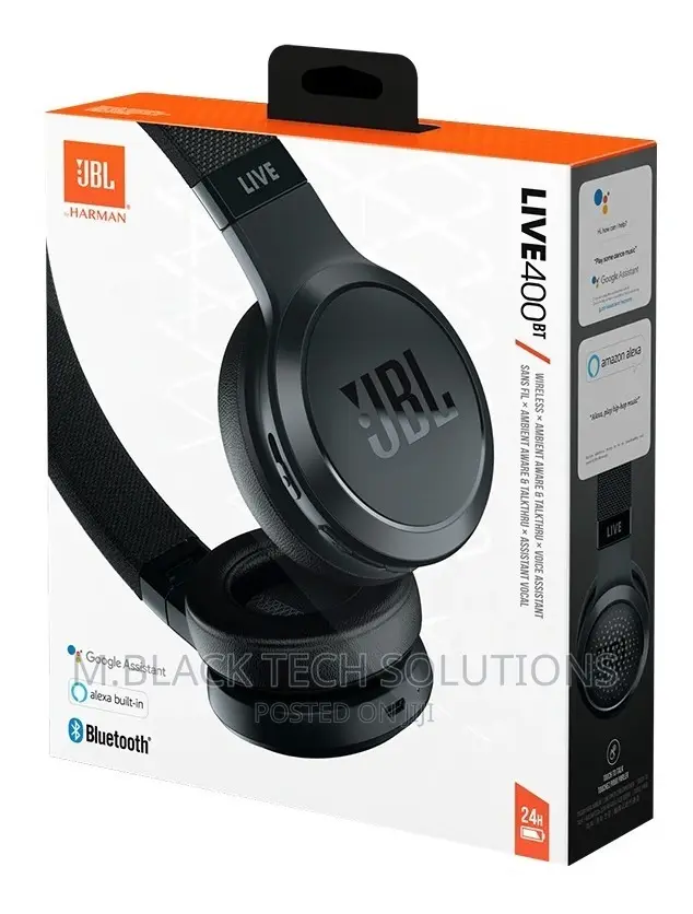 JBL Live 400bt Headphones