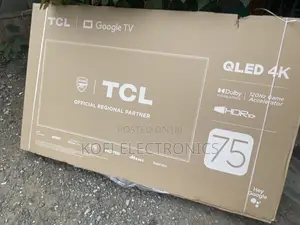 Hands-Free Voice Control 2023 Model TCL (75 Inch)QLED TV