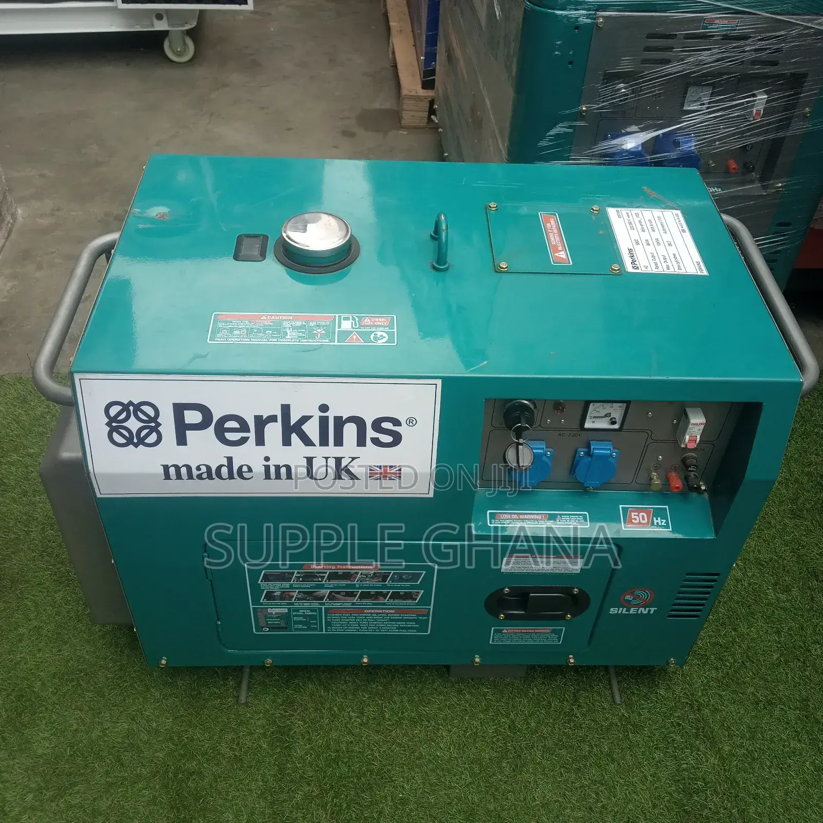 Complete Perkins 10kva 1100watt Diesel Generator Standard 
