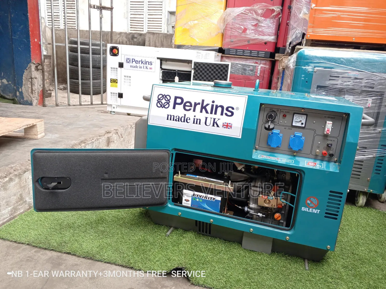 Brand New Perkins Geneset Silent Diesel Keystart 10kw 13000W