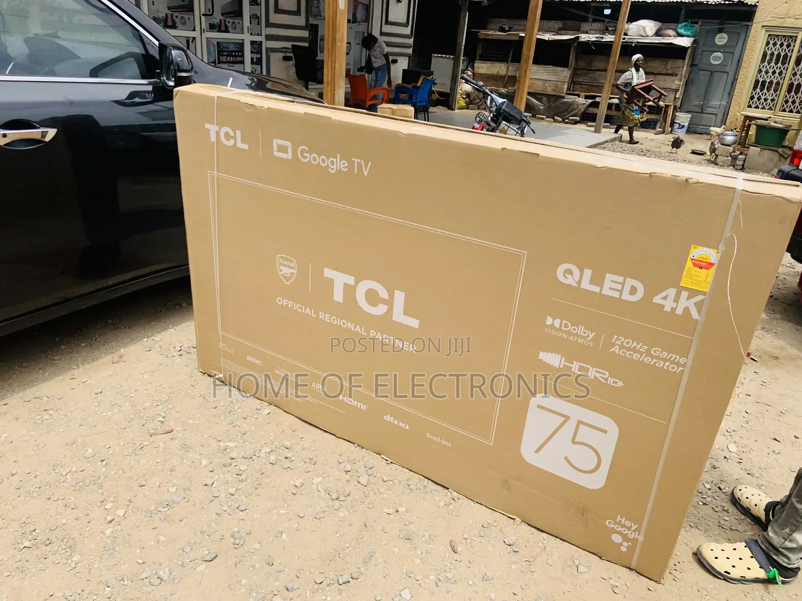 Frameless TCL 75”Smart Uhd Android Qled Tv/75c645/