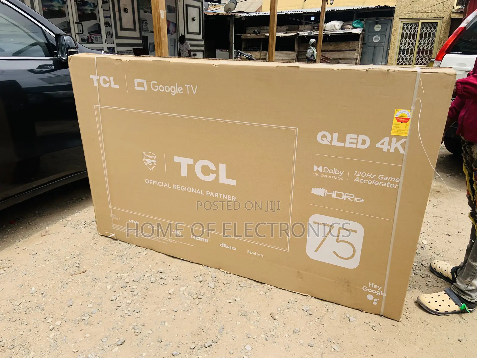 Frameless TCL 75”Smart Uhd Android Qled Tv/75c645/