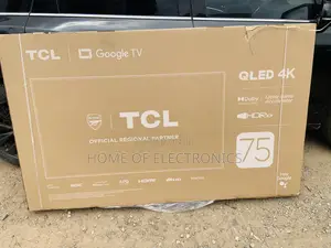 TCL 75”Qled Smart Uhd Google Netflix, Youtube HDR Tv