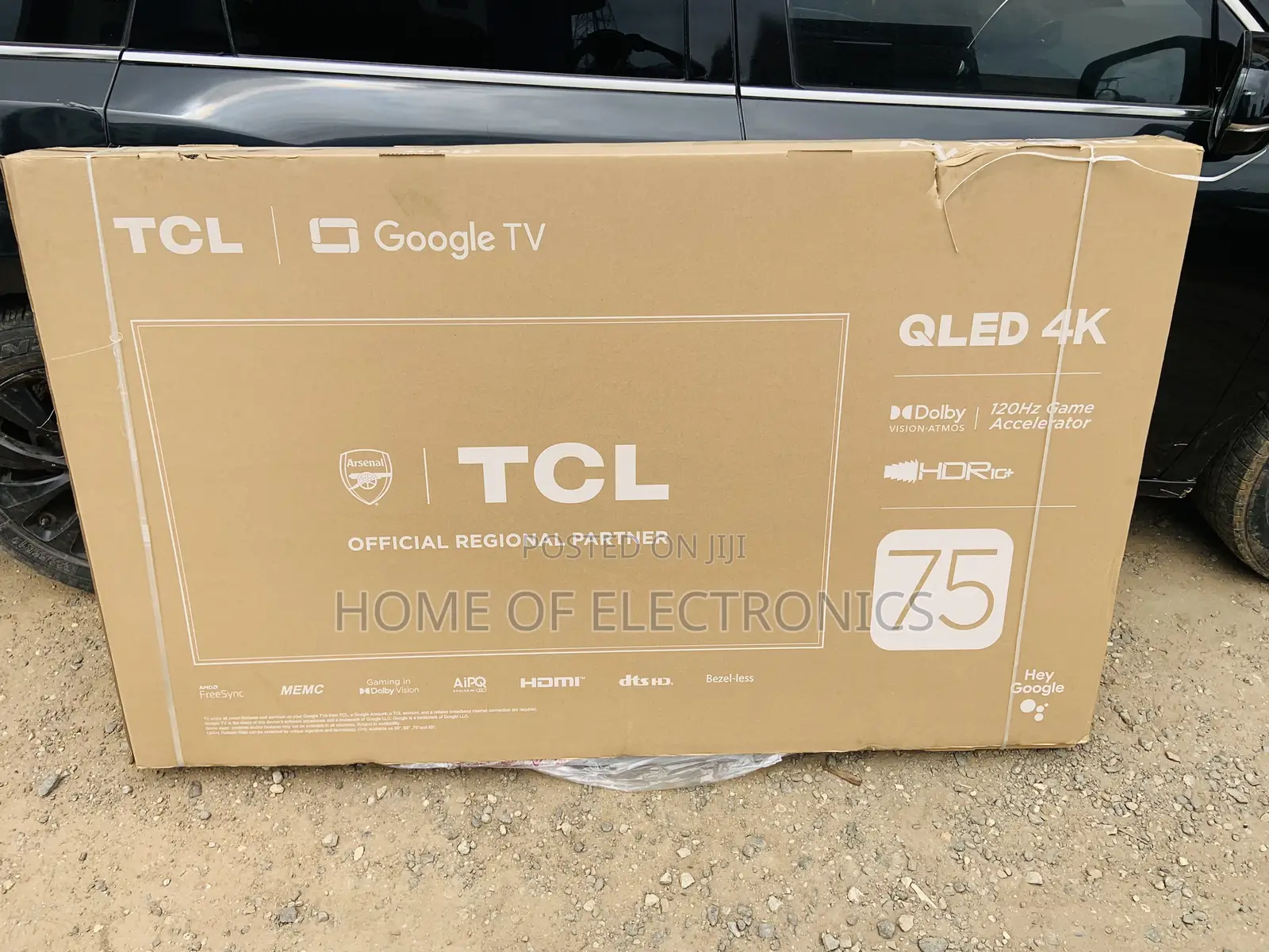 TCL 75”Qled Smart Uhd Google Netflix, Youtube HDR Tv