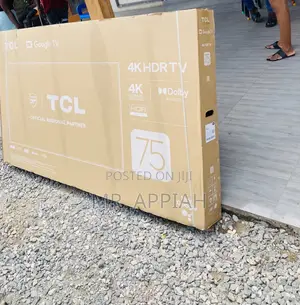 Long Lasting TCL 75p635 75 Inch Uhd Smart Television.