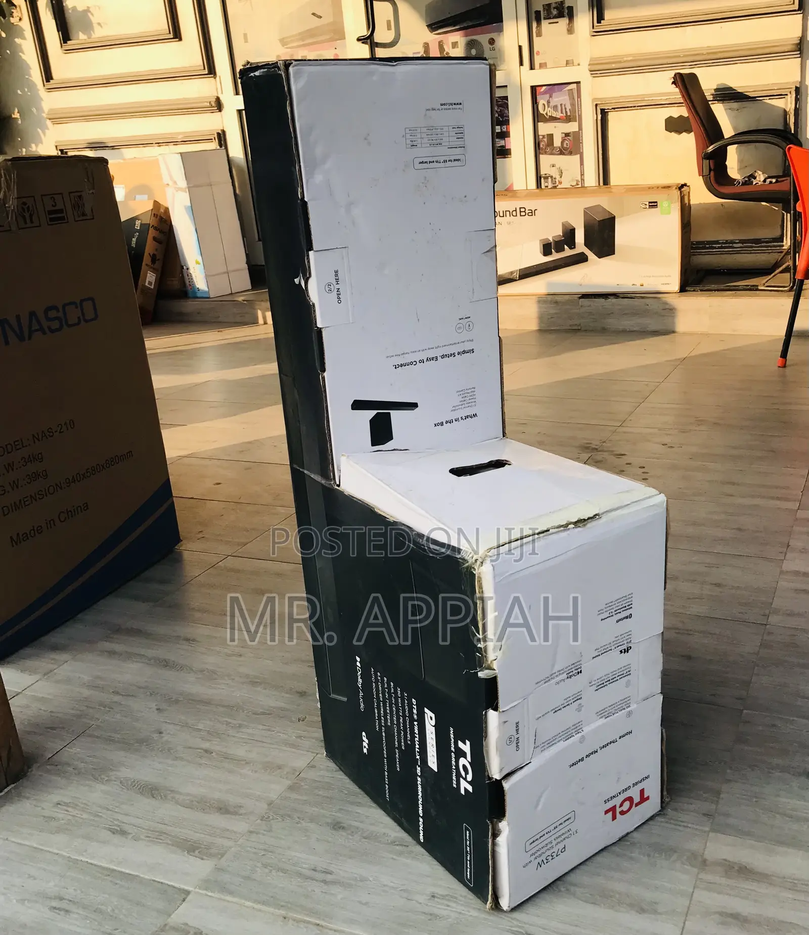 Quality TCL-P733W 3.1ch Sound Bar + Wireless Subwoofer.