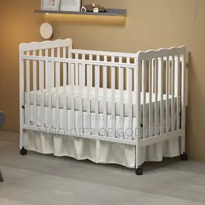 3-in-1 Convertible Crib White Converts 2 Toddler Bed Daybed