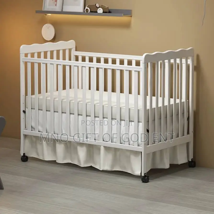 3-in-1 Convertible Crib White Converts 2 Toddler Bed Daybed