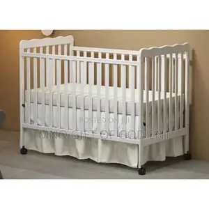 3-in-1 Convertible Crib White Converts 2 Toddler Bed Daybed