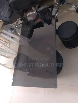 Glass Center Table With Stools