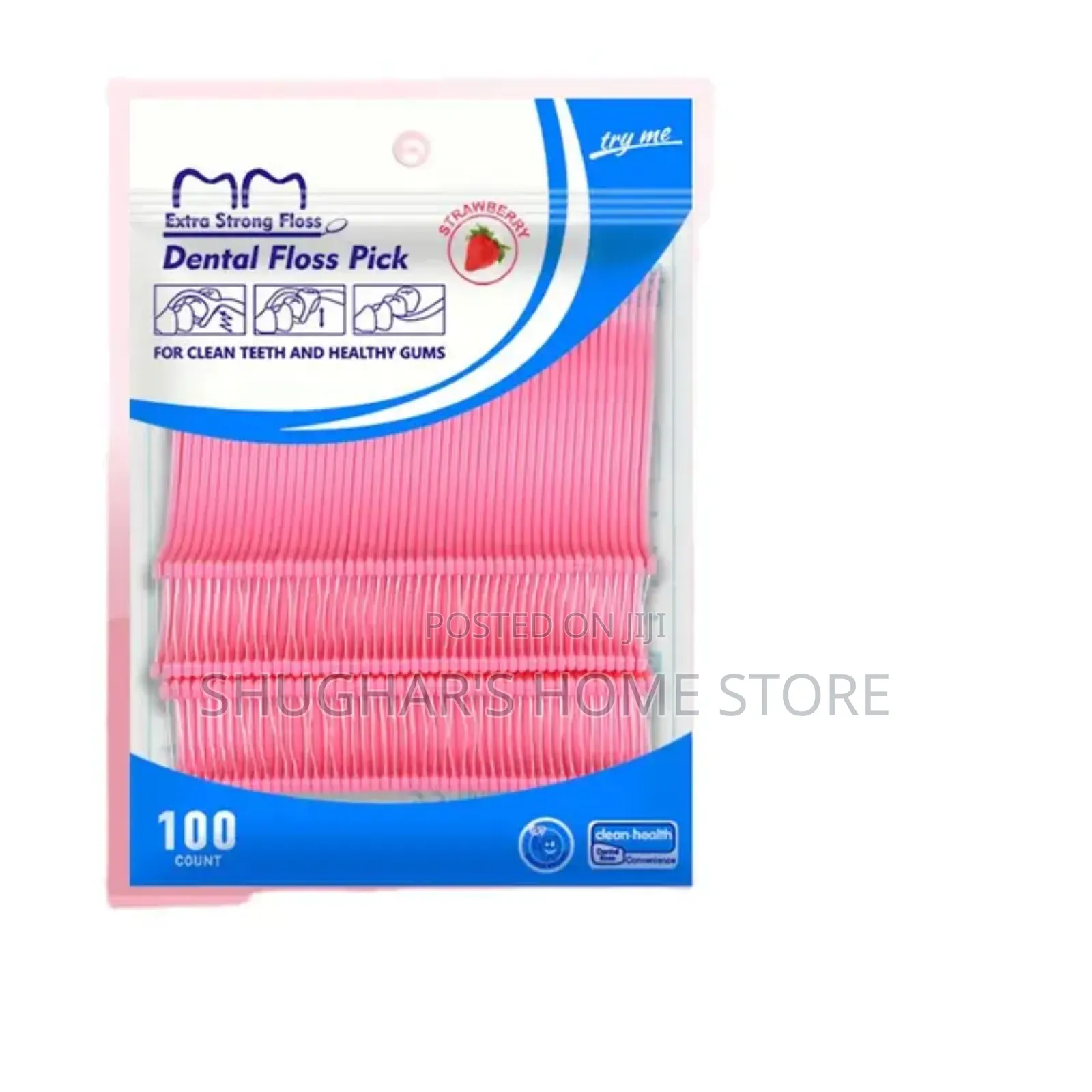 100pcs Dental Floss Picks