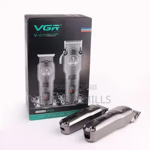 VGR-675 Two in One All Metal Barbering Machine Hair Clipper
