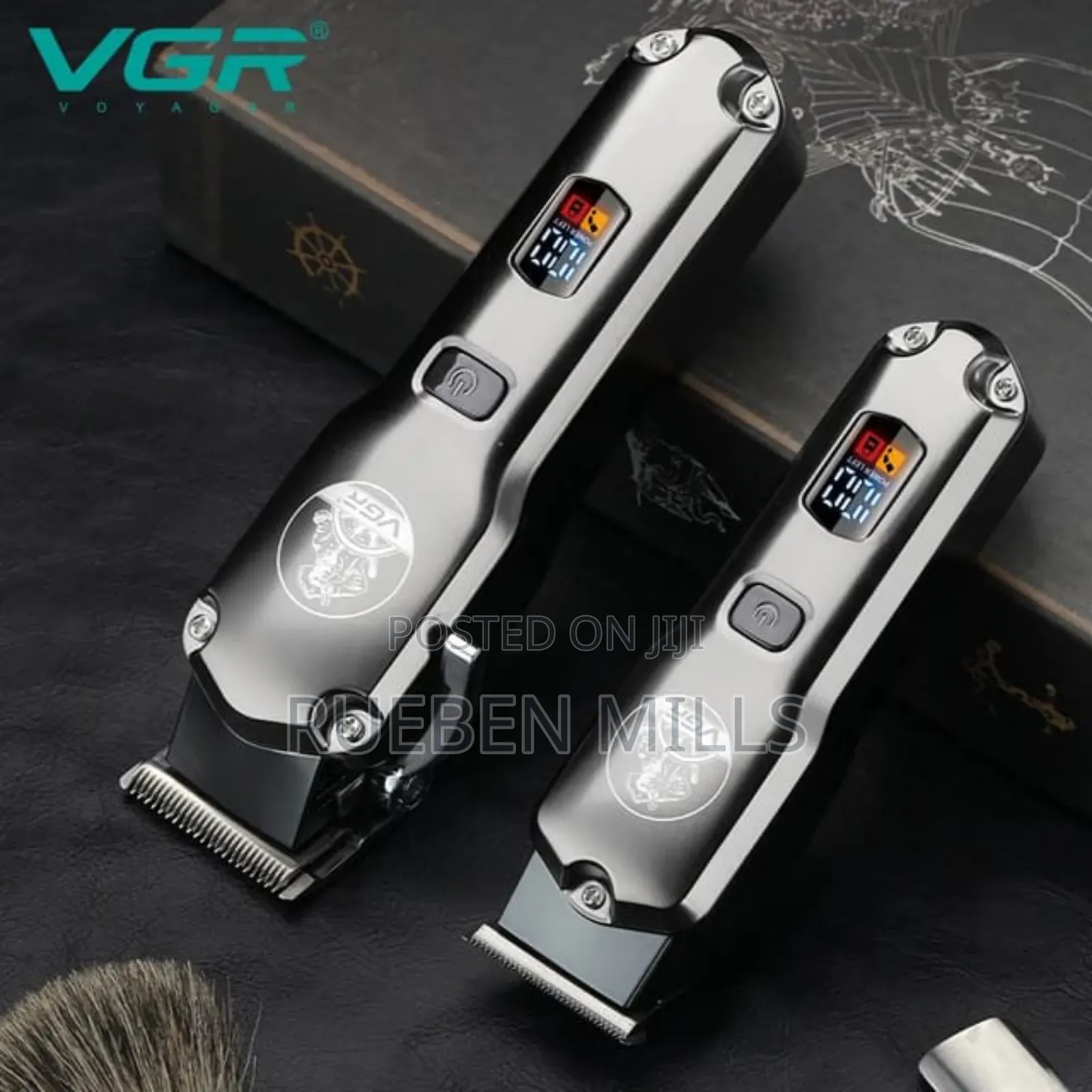 VGR-675 Two in One All Metal Barbering Machine Hair Clipper
