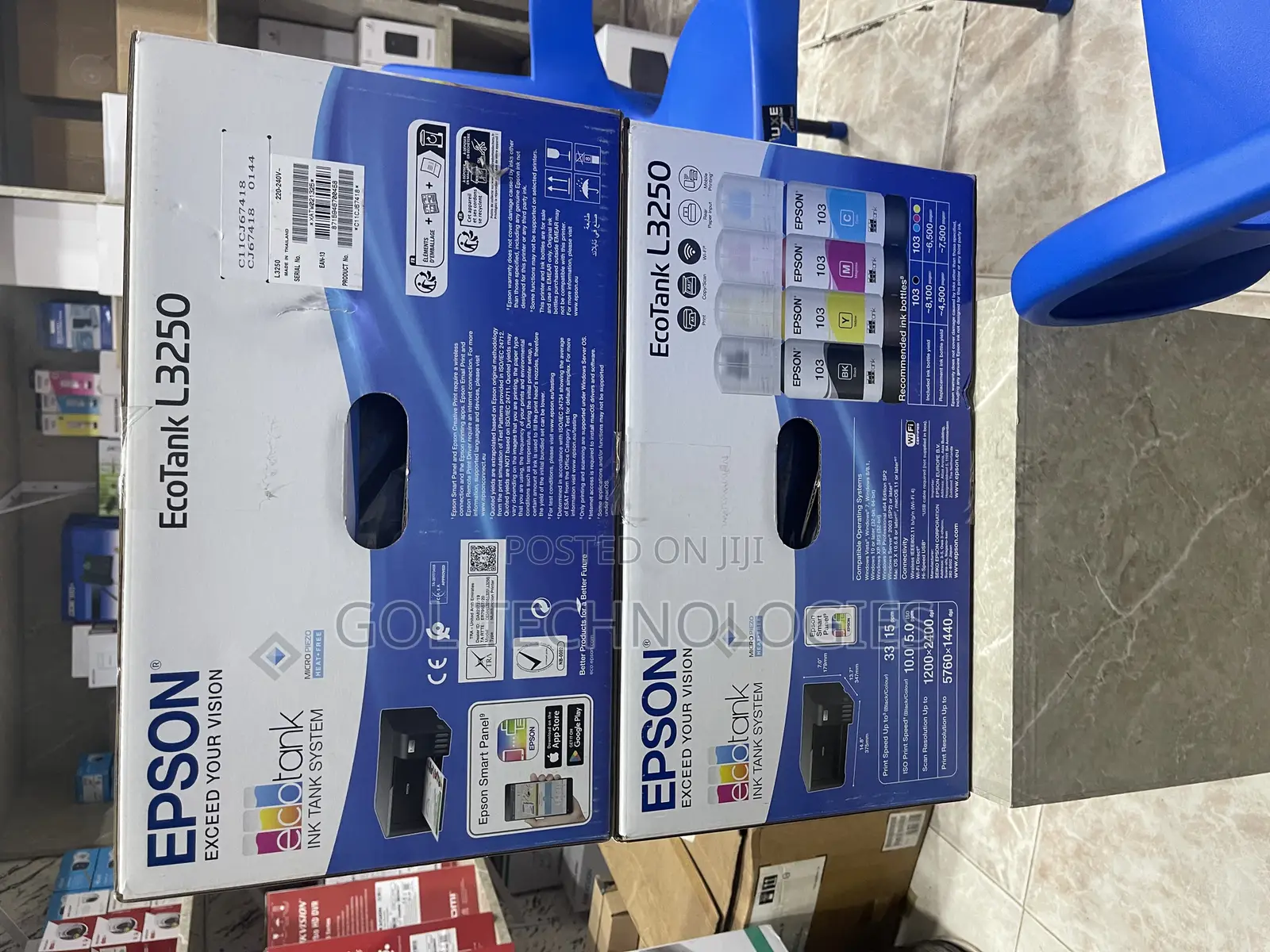 Epson Ecotank L3250 All in 1 Printer Wifi-Direct