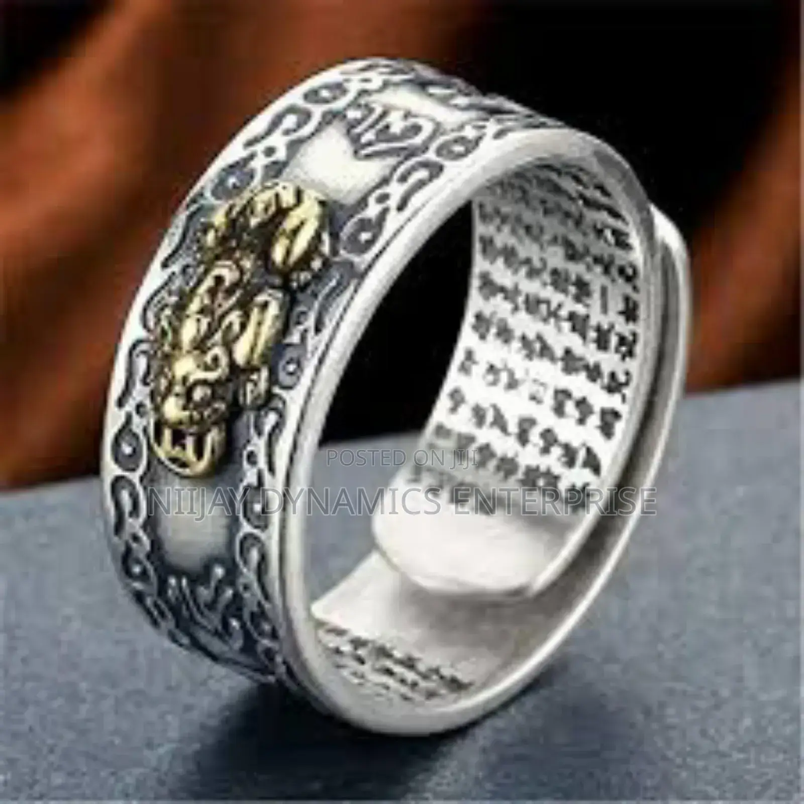 Feng Shui Pixiu Wealth Attraction Good Luck Ring