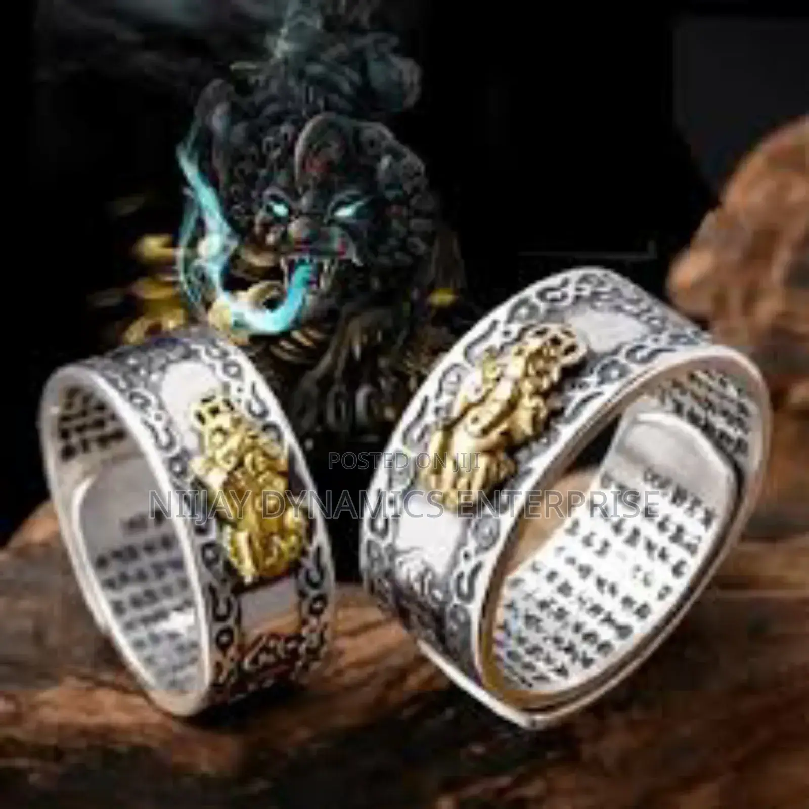 Feng Shui Pixiu Wealth Attraction Good Luck Ring