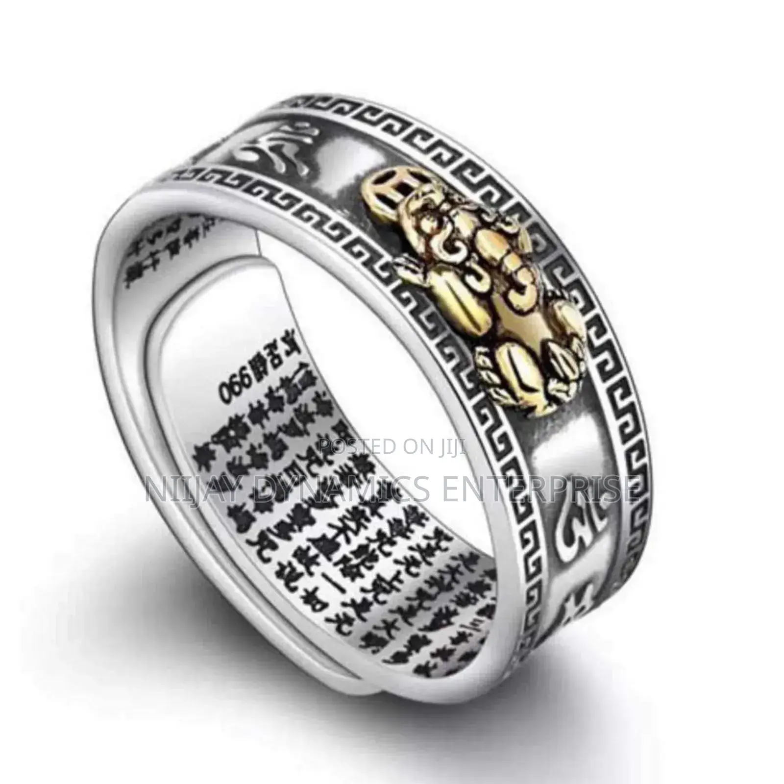 Feng Shui Pixiu Wealth Attraction Good Luck Ring