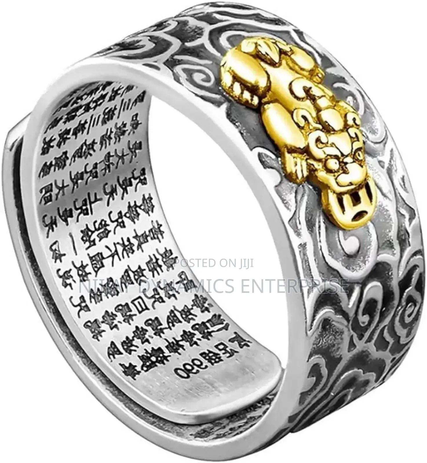 Feng Shui Pixiu Wealth Attraction Good Luck Ring