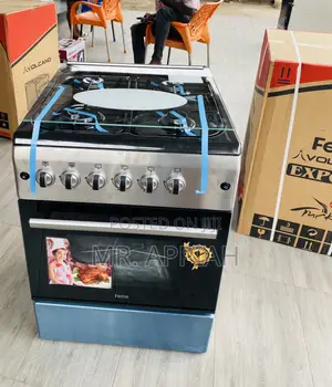 Quality Ferre 50x60 Gas Oven 4 Burner(Auto Iginition)Gray