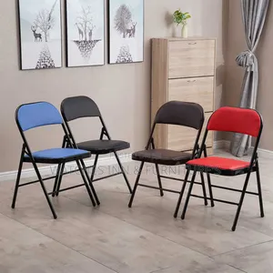 Quality Metal Leather Padded Foldable Chair
