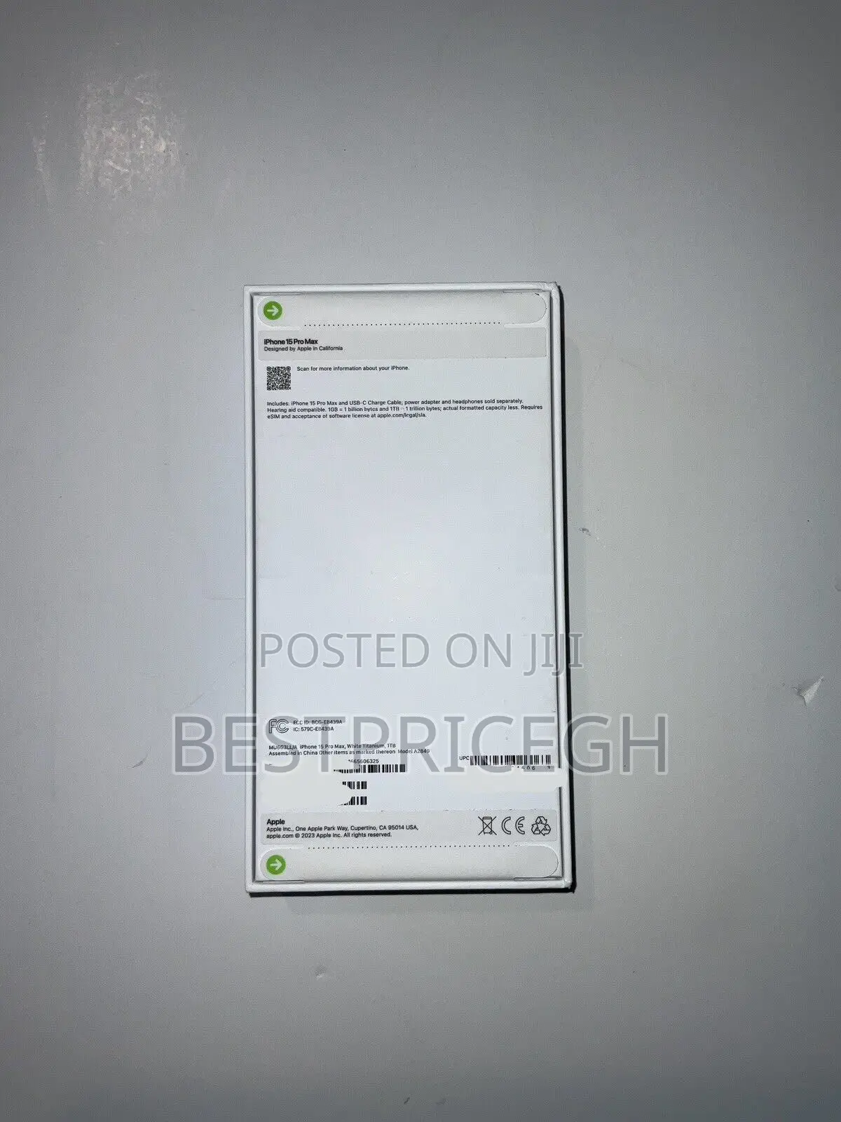 New Apple iPhone 15 Pro Max 1 TB White