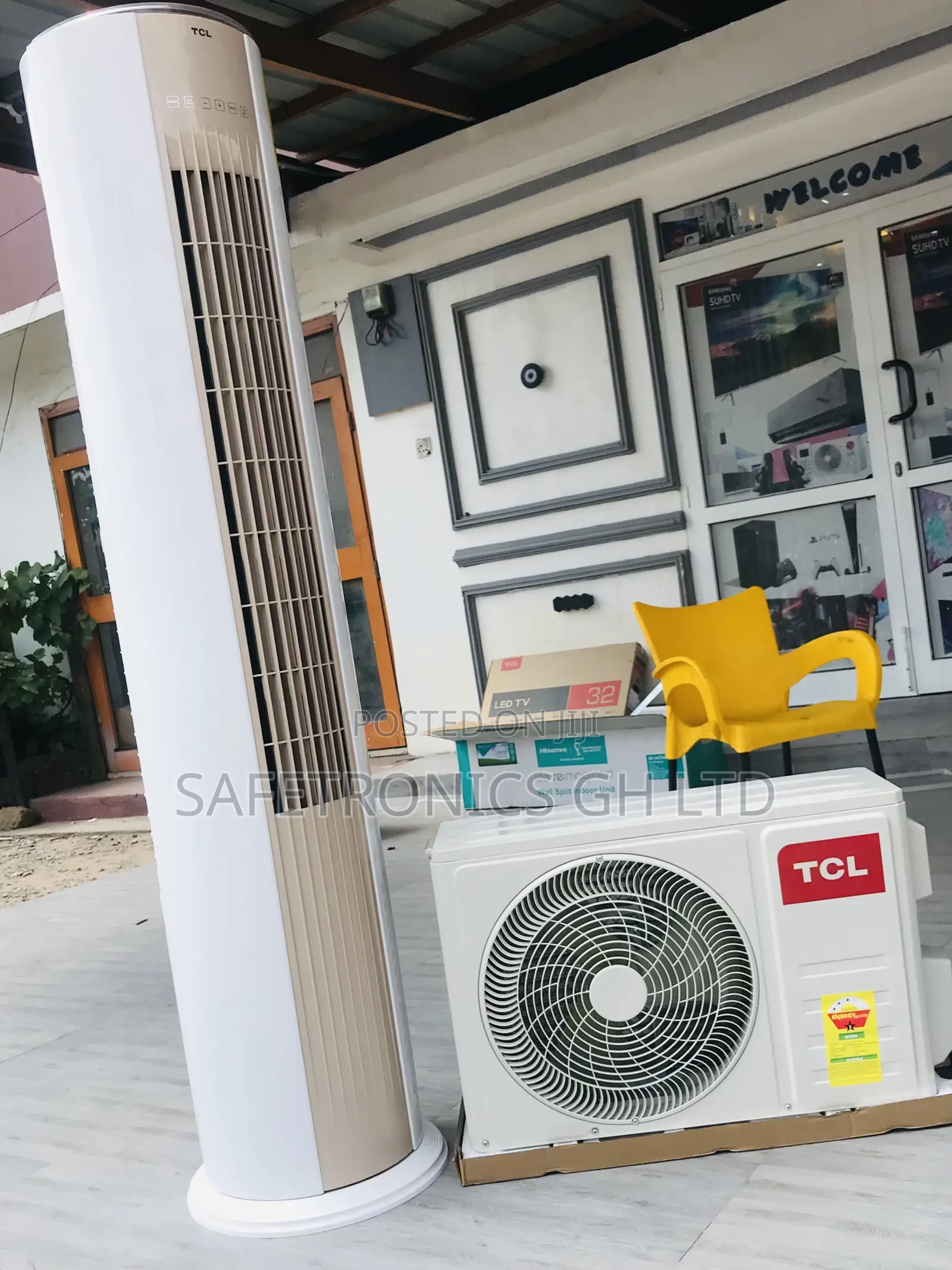 Standing TCL 2.0hp R410 Gas Floor White AC