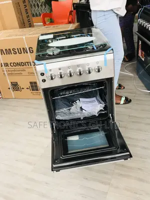 Ferre 50by60 4 Gas Burner Oven With Grill Gray