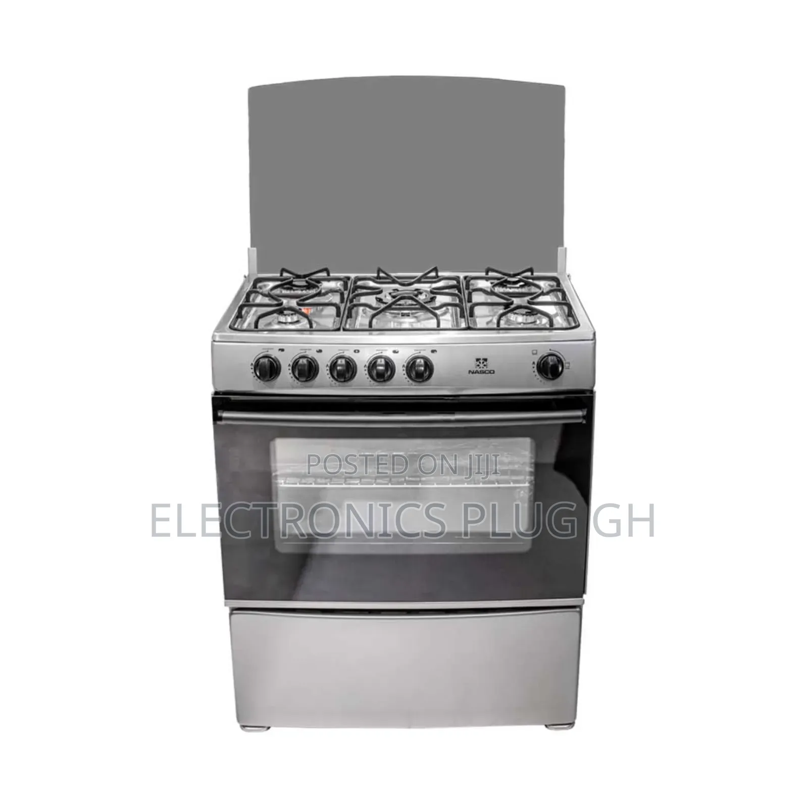 Nasco 5 Burners Gas Cooker With Grill