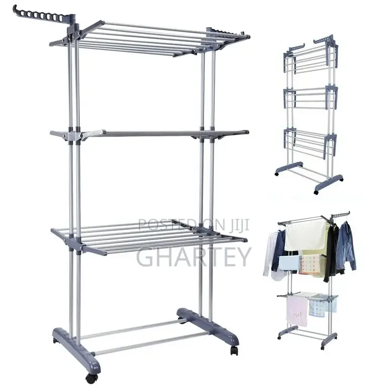 3 Layer Portable Foldable Cloth Drying Stand / Rack