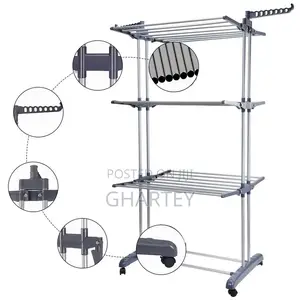 3 Layer Portable Foldable Cloth Drying Stand / Rack