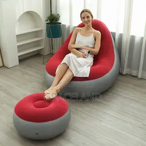 Original Inflatable Leisure Bean Bag Sofa Lazy Sofa 2 Set